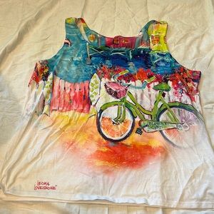 Tank top with matching jacket